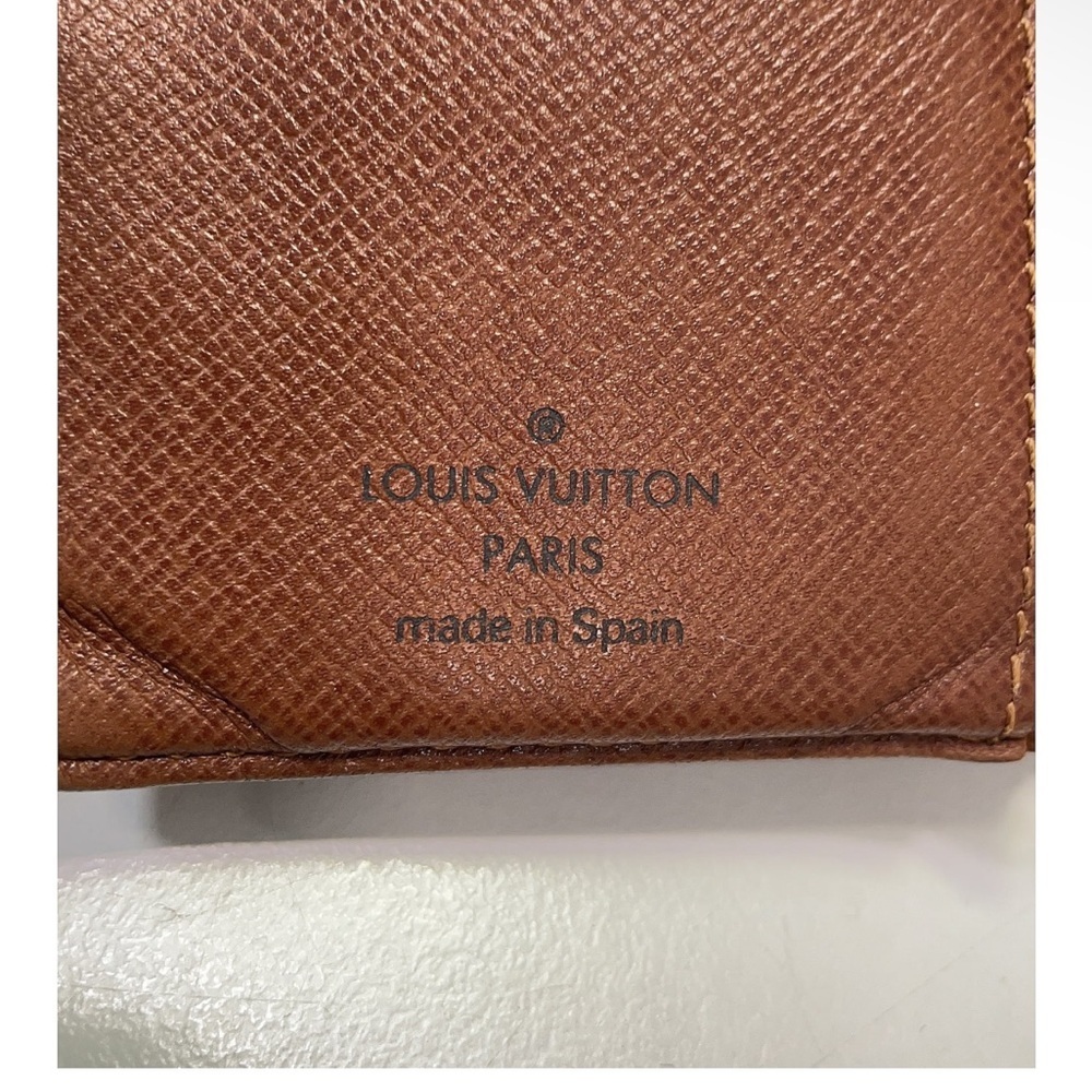 Louis Vuitton Brown Logo Monogram Wallet - Picture 4 of 10